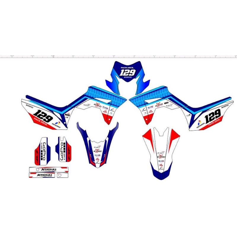 DECAL FULL BODY CRF MOTIF MANDALIKA