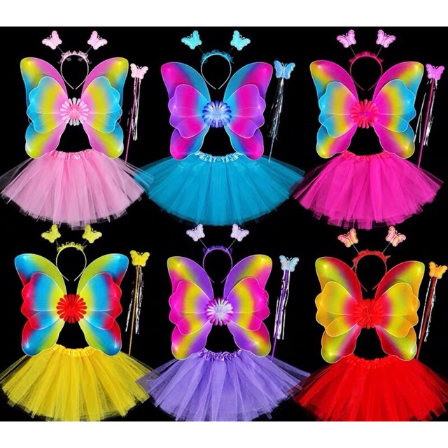 Butterfly girls costume / kostum kupu cewek