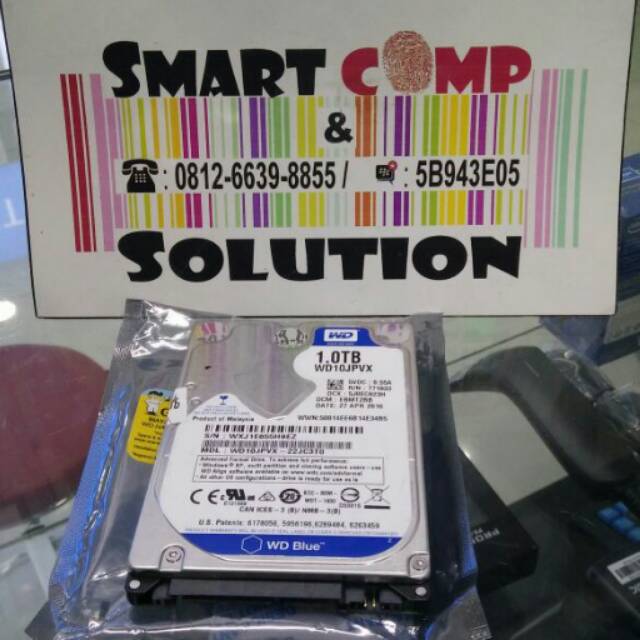 Harddisk (HDD) Internal Laptop WD 1TB sata 2,5&quot;
