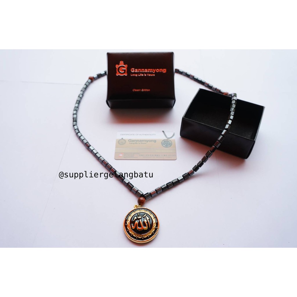 PROMO GANNAMYONG TASBIH SEHAT LAFAZ ALLAH GOLD 99 BUTIR akik emas