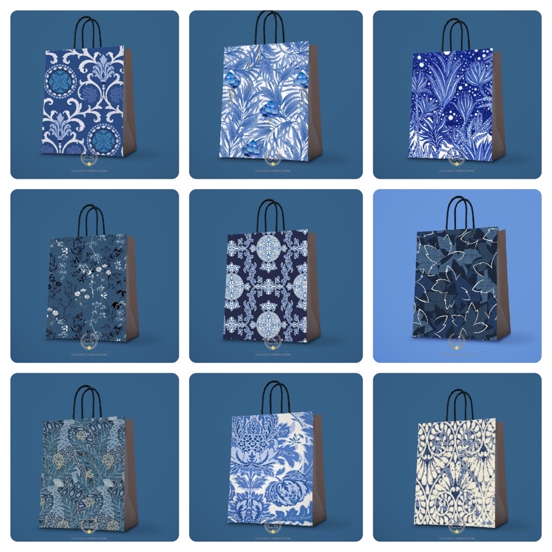 Paper Bag Kado Motif Batik Modern Premium Cheviostar Paperbag Custom Jumbo Tas Kertas Bungkus Kado H