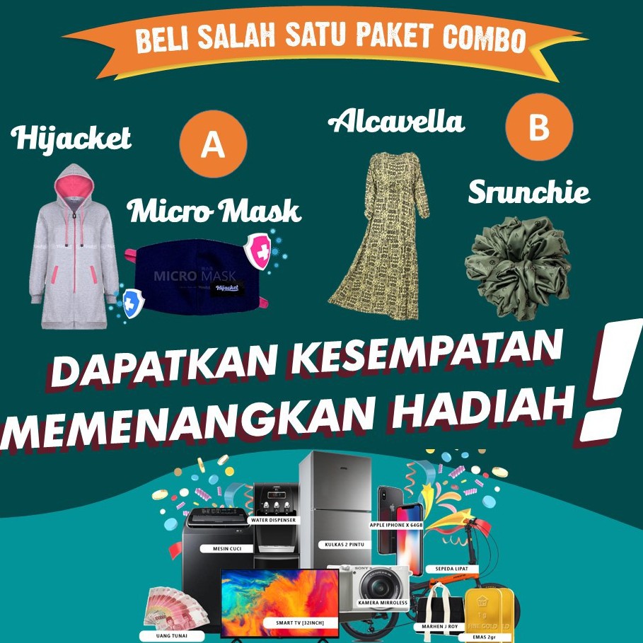 ⛔️ CUCI GUDANG ⛔️ HIJACKET ORIGINAL YUKATA JAKET WANITA JAKET MUSLIMAH HIJABER NO.1 INDONESIA !-2