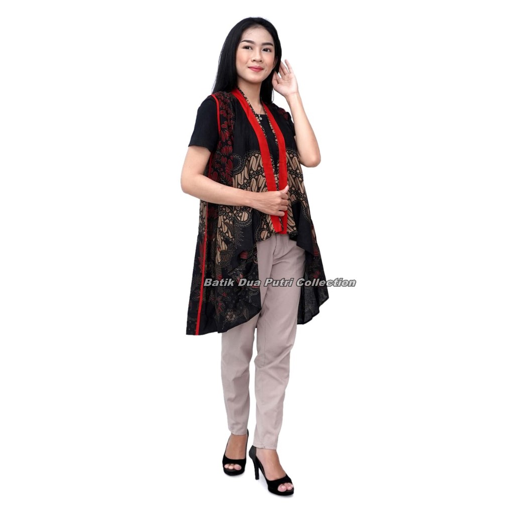 Batik Wanita Cardigan Outer Atasan Wanita Batik Dua Putri Collection SIZE S-M-L-XL-XXL-3L-4L5L