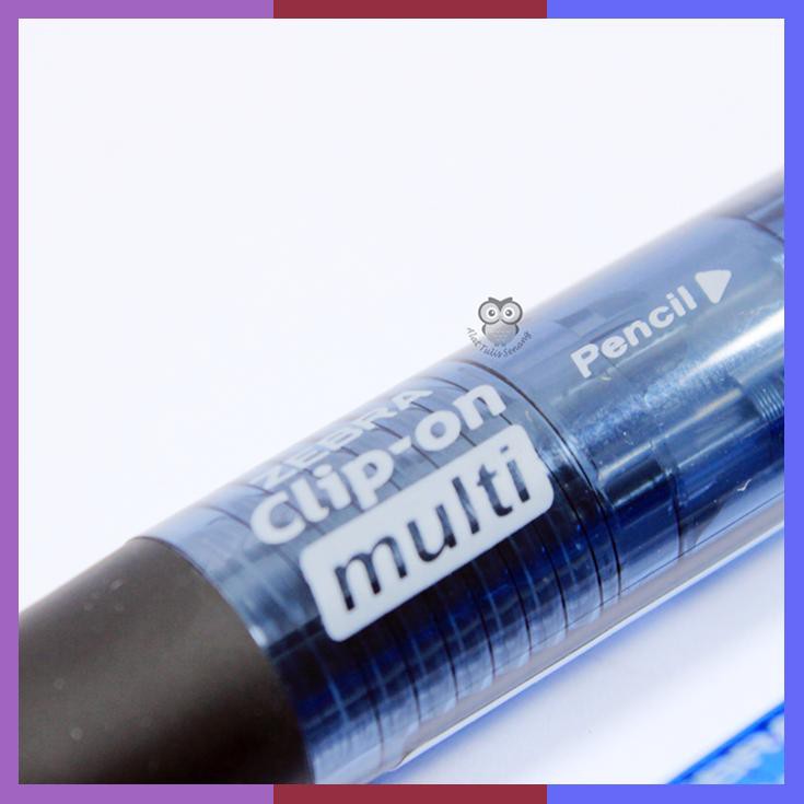 

Pulpen Zebra Clipon Multi 4 In 1
