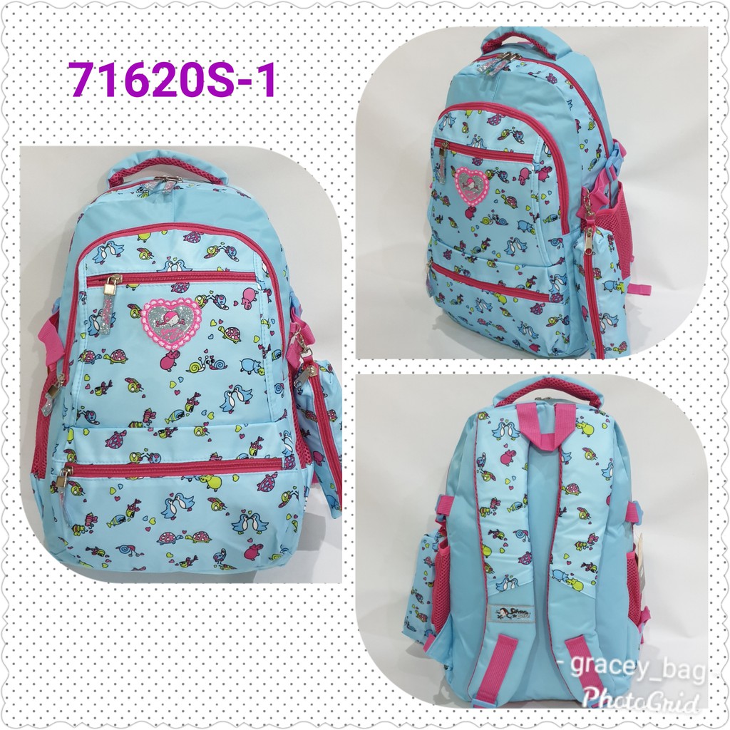 GB-71620S Tas Ransel Silvergirl Motif Animal