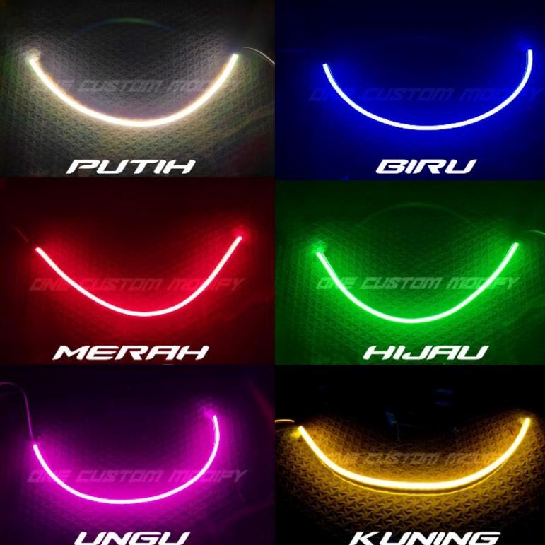 [KODE PRODUK MMBSW5967] LAMPU ALIS DRL BONUS LED DEVIL EYES ALL NEW BEAT & BEAT STREET 2020 2021 202