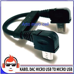 Jual Kabel DAC Micro USB male to Micro USB male L DAC DAP Berkualitas