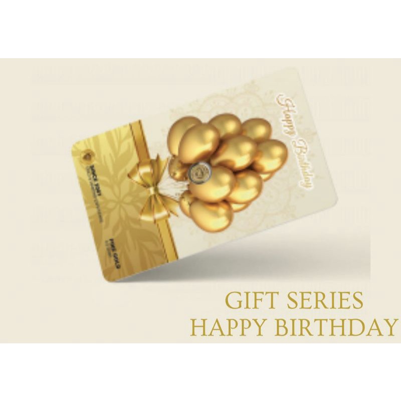 MINIGOLD BIRTHDAY GIFT SERIES 0,1GR DAN 0,25GRAM