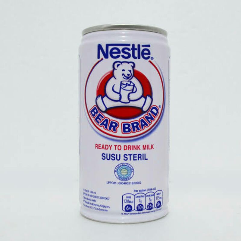 

Susu BearBrand steril 189ml(susu beruang).