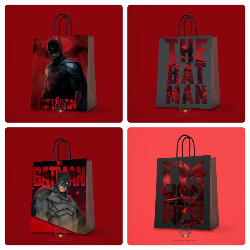 

Paper bag The Batman Custom Goodie bag Tas kado Shopping bag