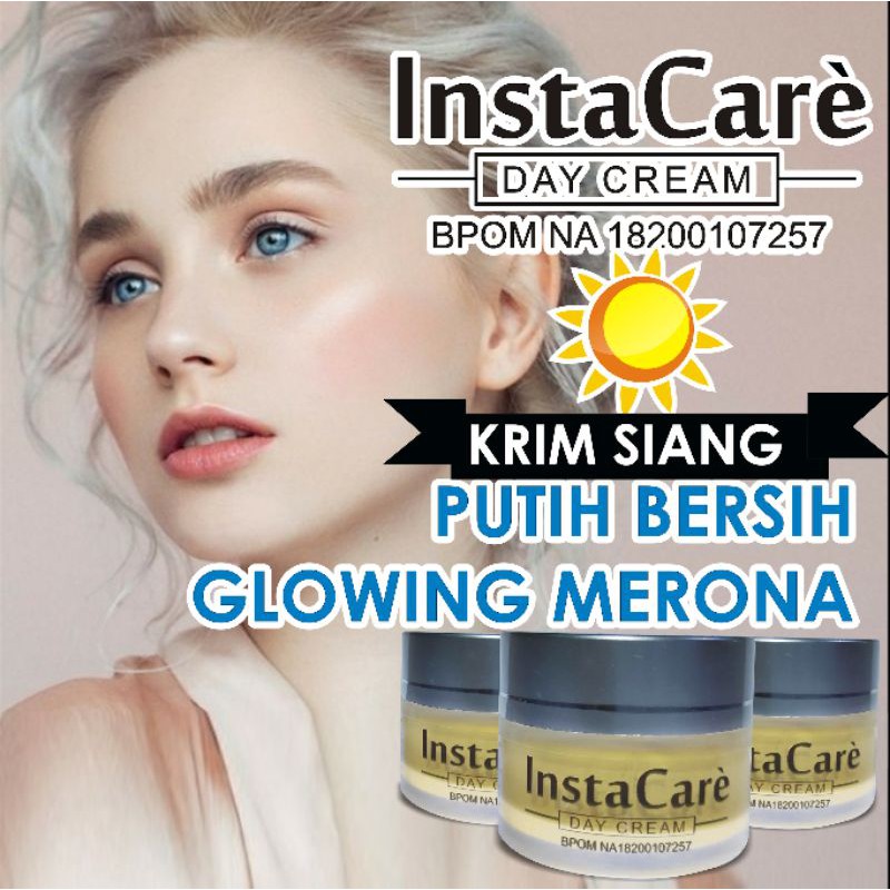 INSTACARE DAY CREAM PEMUTIH WAJAH ALAMI BPOM KRIM SIANG PEMUTIH WAJAH AMPUH CEPAT PERMANEN