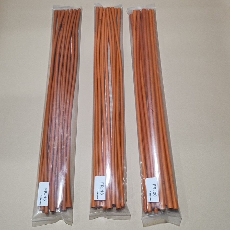 Alat Medis Alkes Nelaton CTHTR Rubber non-steril (pack = 12 pcs) FR. 16, 18, 2