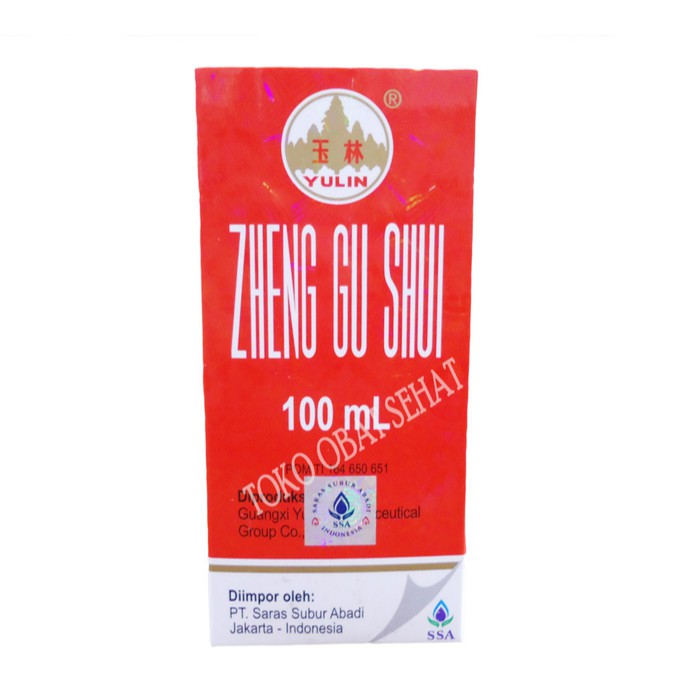 ZHENG GU SHUI 100 mL obat gosok untuk keseleo dan memar