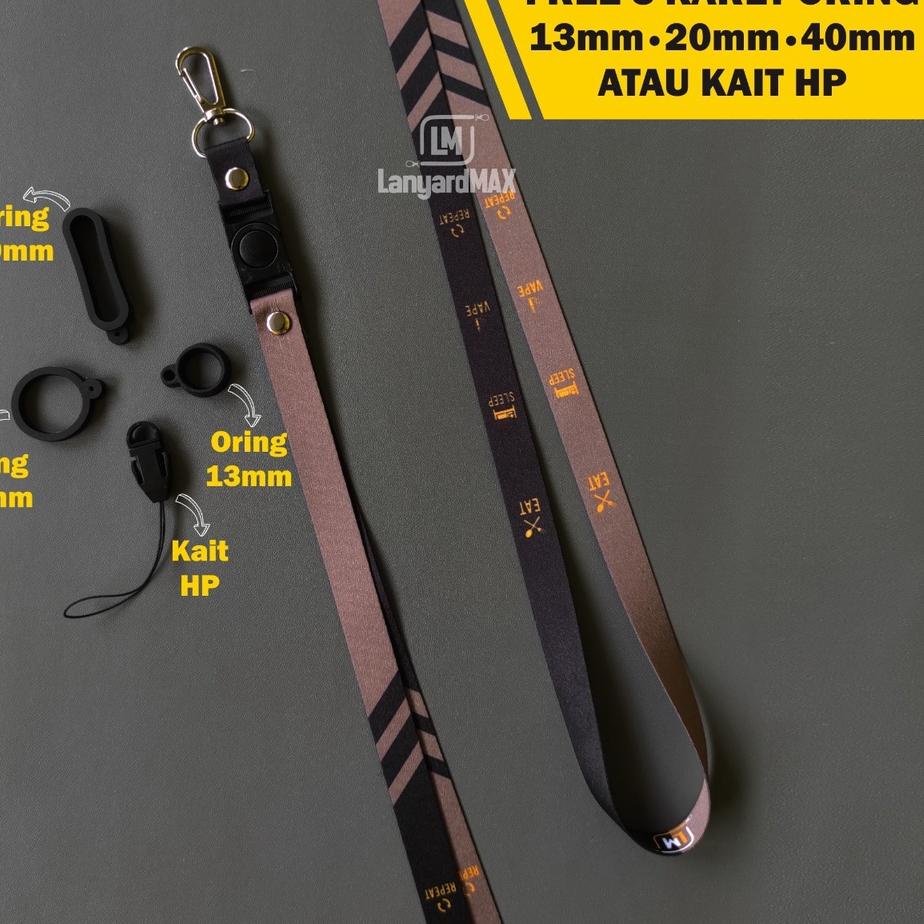 

Oke Price.. Lanyard Pod HP eat Sleep Vp Repeat 1,5cm