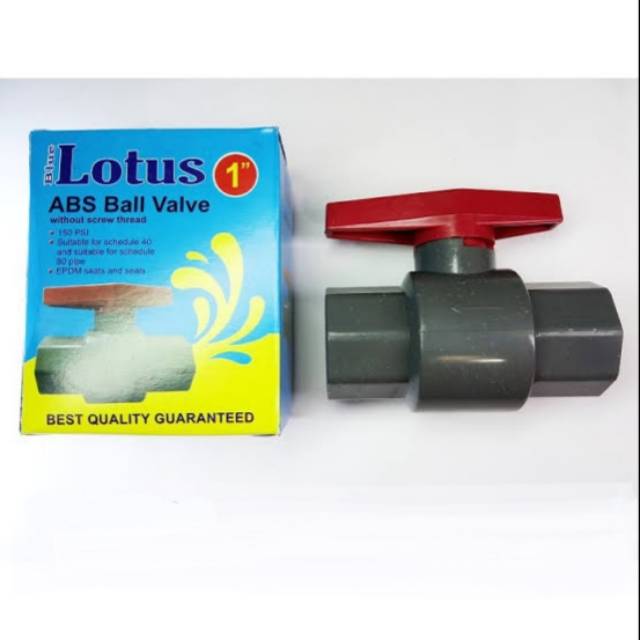 Ball Valve Ballvalve Stop Kran Keran PVC - LOTUS 1&quot; INCH