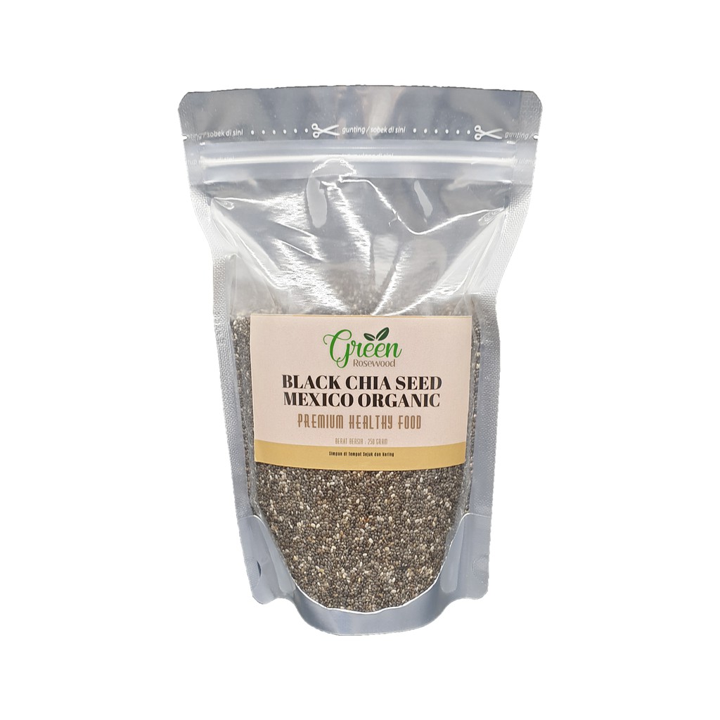 

ORGANIC BLACK CHIA SEED 250 GR MEXICO PREMIUM QUALITY - Chia Seeds Chiaseed Chiaseeds 250 GRAM