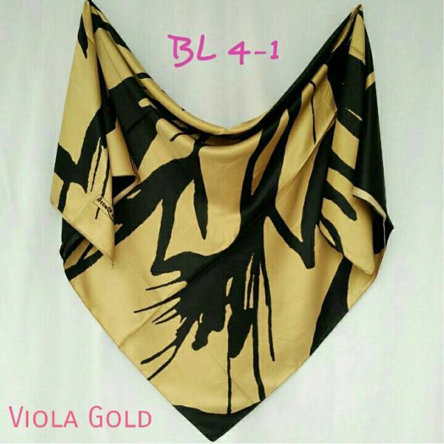 Jilbab Segiempat Satin Viola Black Series by Azzura