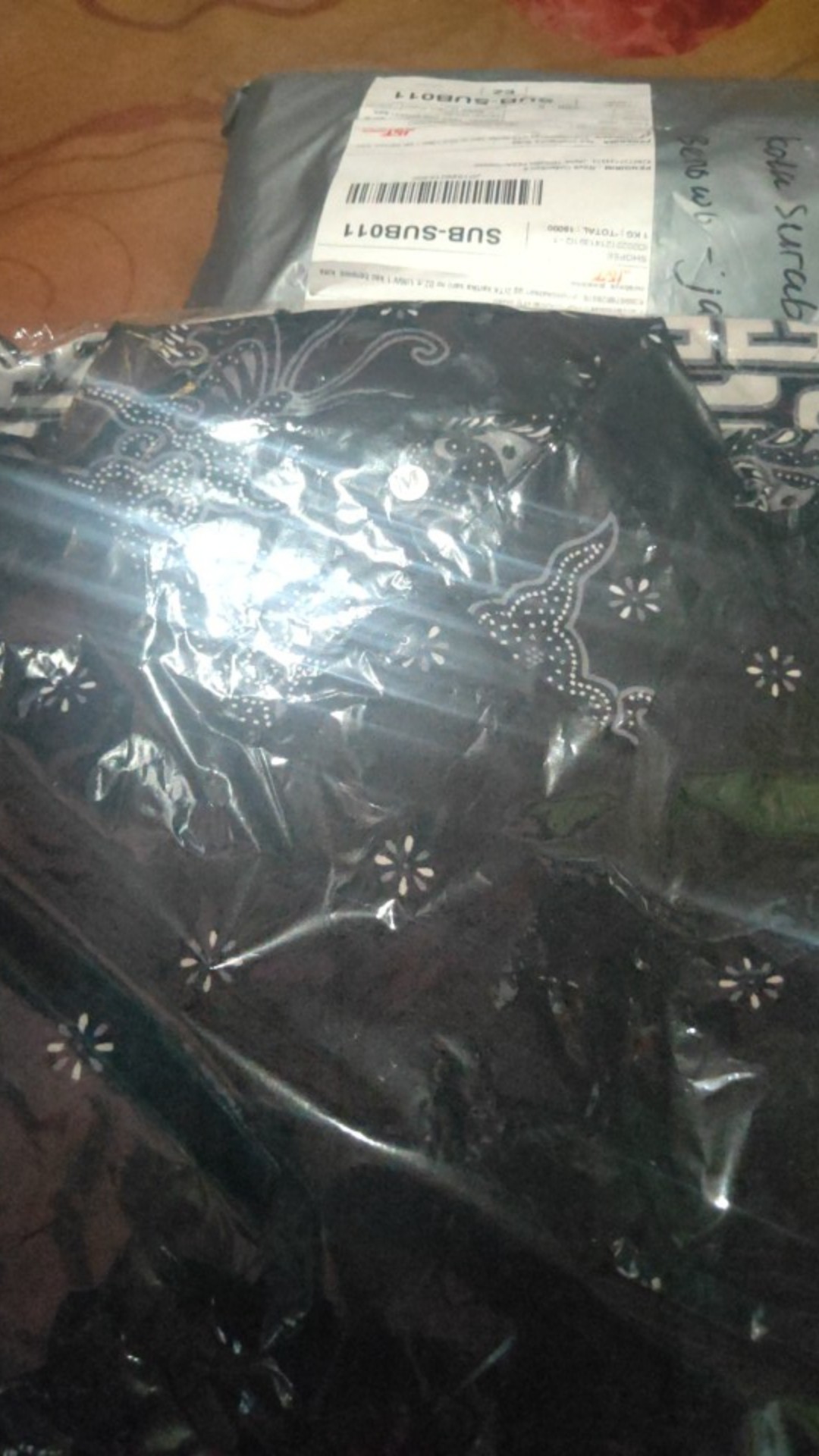 Lariz Bswart Batik Hrb026 Kenongo Hem Pendek Padi Pekalongan M L Xl Batik Pria Murah Modern Grosir