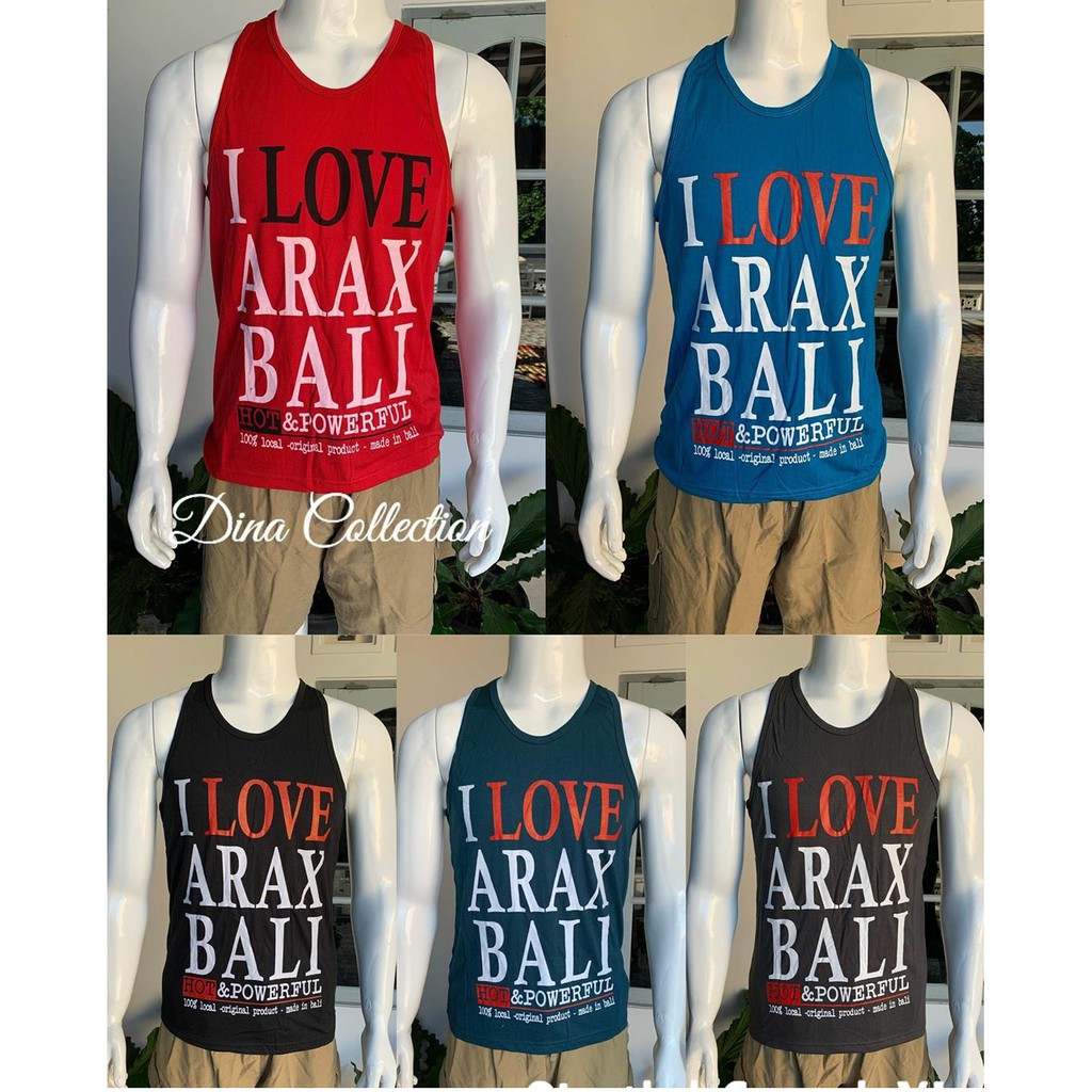 Baju singlet kaos oblong Bali XL