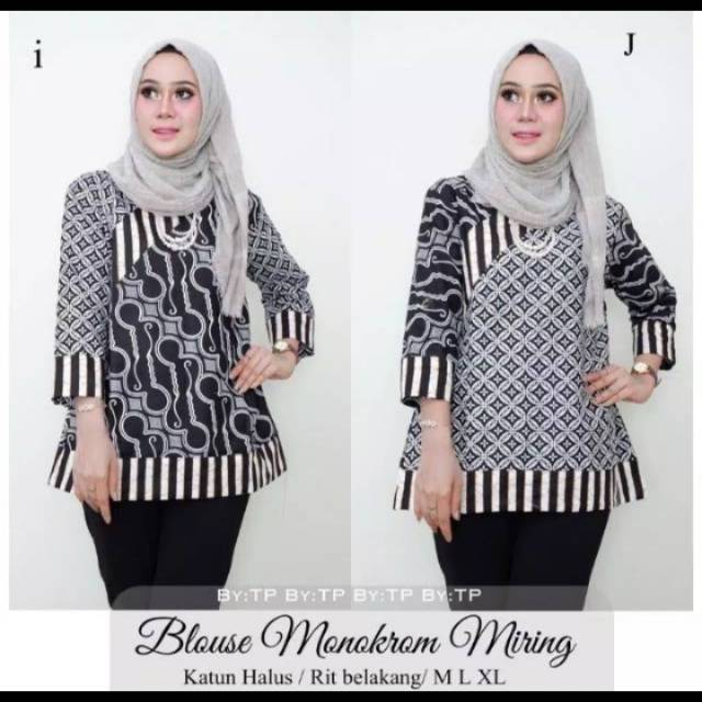 Blus monochrome