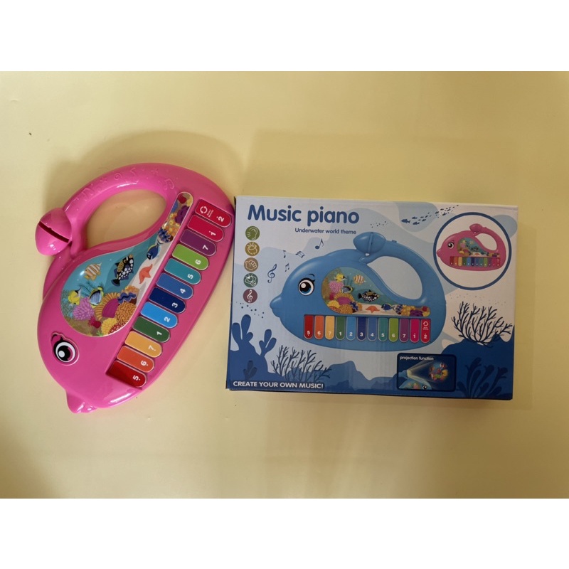 MAINAN BAYI/ANAK MUSICAL PIANO FISH