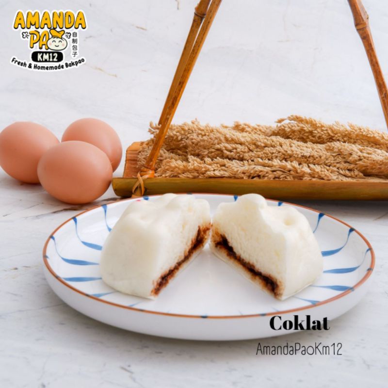 

Bakpao/Pao/Medan Coklat (vegetarian)