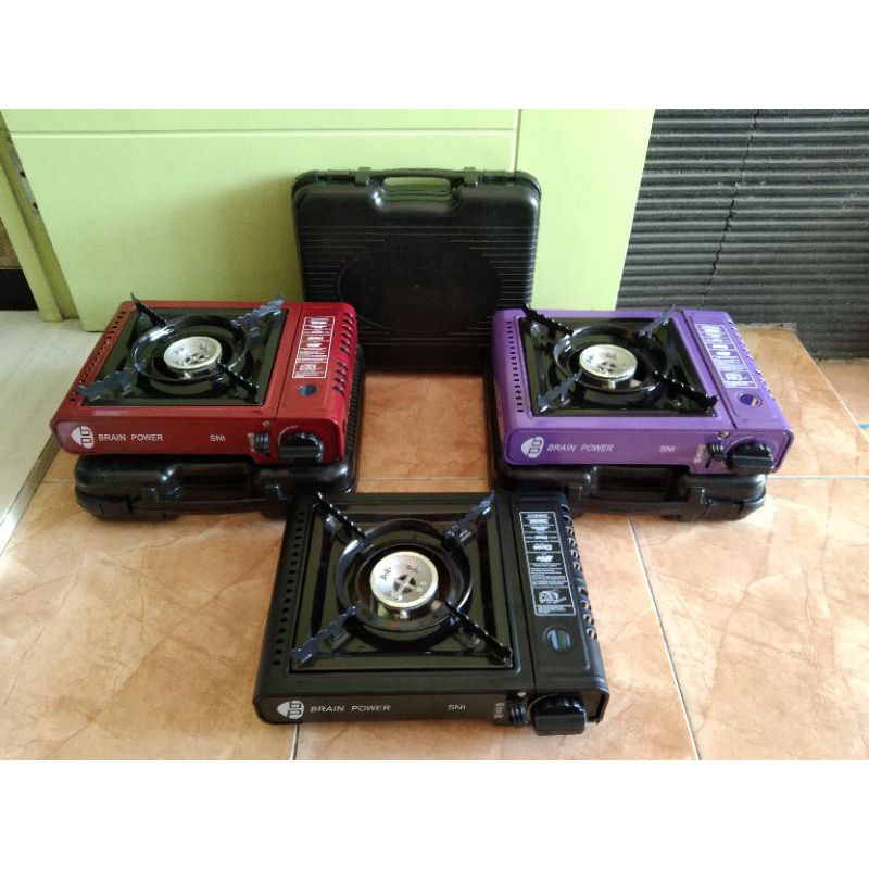 KOMPOR PORTABLE 2IN1 KOMPOR CAMPING KOMPOR MINI BRAIN POWER