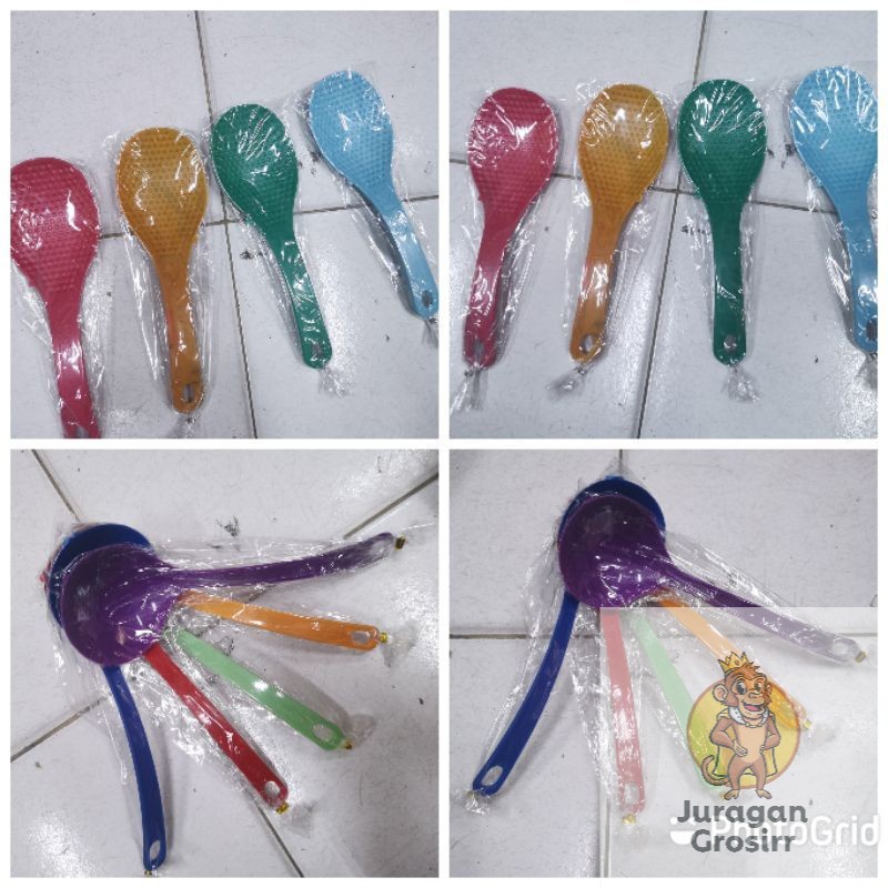 JG - SOUVENIR Pernikahan Centong Magicom Plastik plastik tebal centong nasi centong sayur