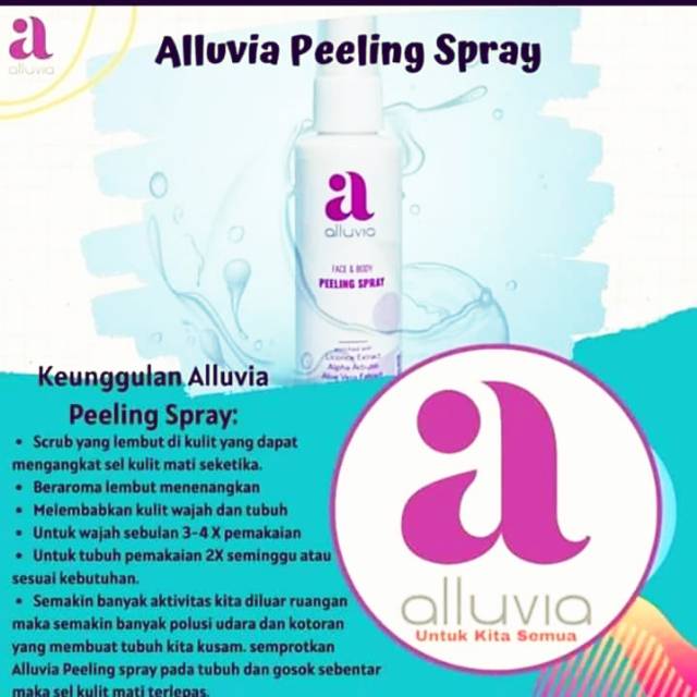 Alluvia peeling spray