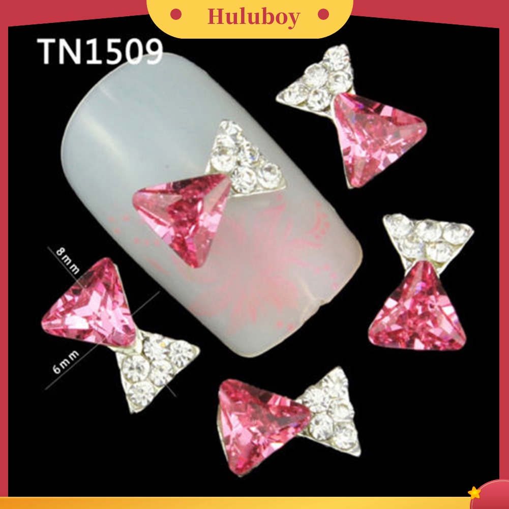 Huluboy Huluboy♡ 10pcs Berlian Imitasi Glitter 3D Untuk Dekorasi Nail Art DIY