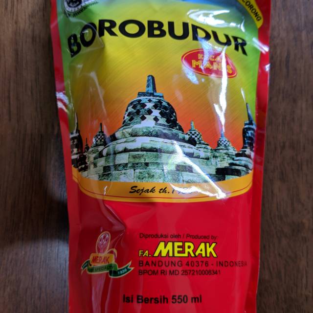 

Kecap Borobudur Manis 550ml Kemasan Pouch Bukan Kecap Bango