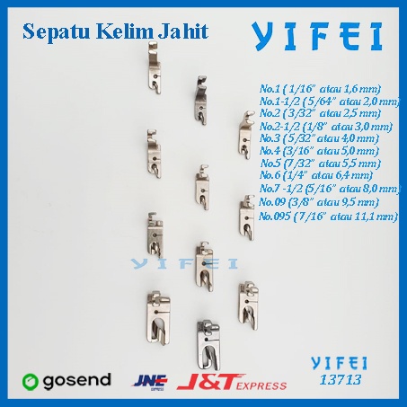 Sepatu lot lilit Kelim mesin Jahit industrial /Lilit Mesin Jahit High Speed Industri/YIFEI-13713 - 1