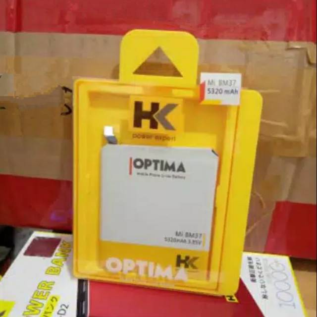 Baterai Batre Battery HK Optima BM37 Xiaomi Mi 5S / Mi5S / Mi5S Plus / Mi 5S Plus  Original