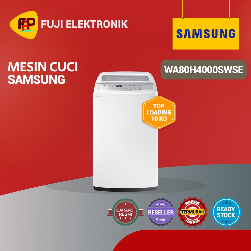 Jual Mesin Cuci Samsung Top Loading 8KG WA80H4000SW/SE [ Garansi Resmi ...