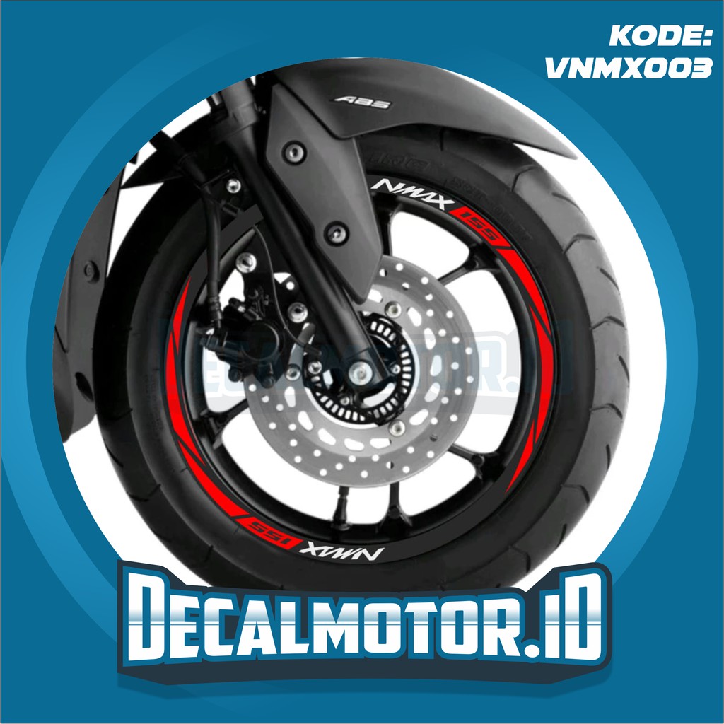 Jual Stiker Velg Nmax Yamaha Custom Racing Lis Velg Yamaha Nmax Sticker