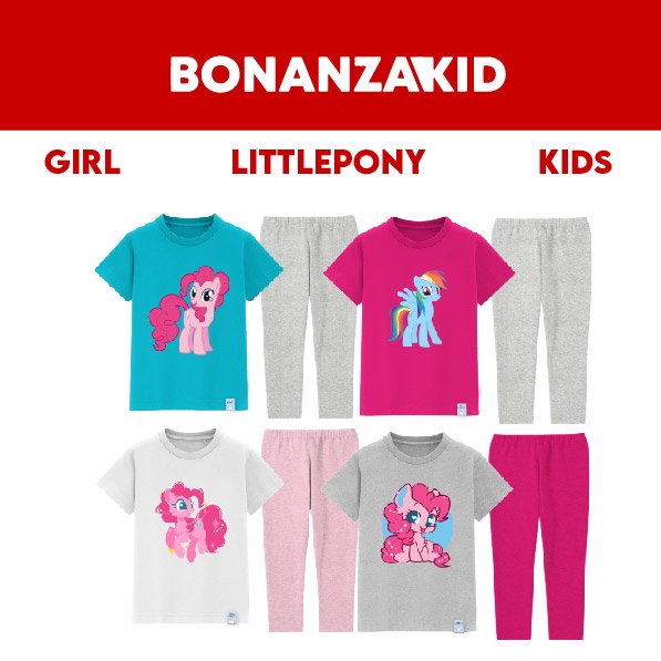 Piyama Anak Edisi Little Pony Untuk Anak Usia 2-8 Tahun Bahan Katun 30s Lembut &amp; Nyaman