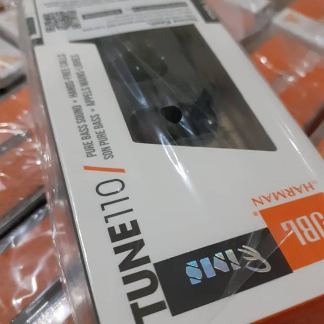 JBL T110 In Ear Earphone with Mic &amp; Flat Cable - Garansi Resmi IMS 1 th