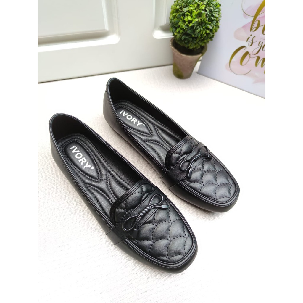 IVORY Sepatu Flat Wanita Loafers 993-362