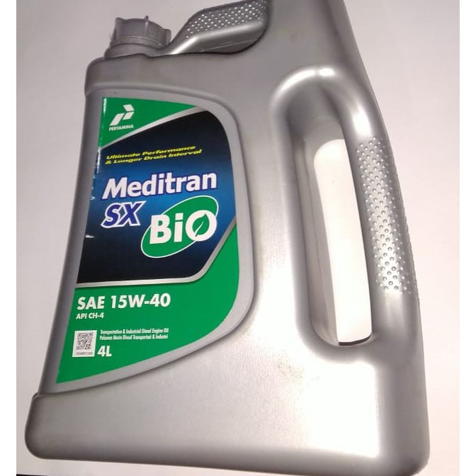 Pertamina Meditran SX Bio SAE 15W-40 API CH-4 4.0L