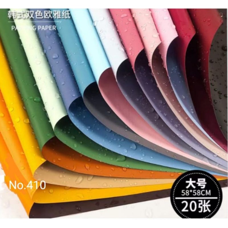 

kertas cellophane/buket bi colour Doff