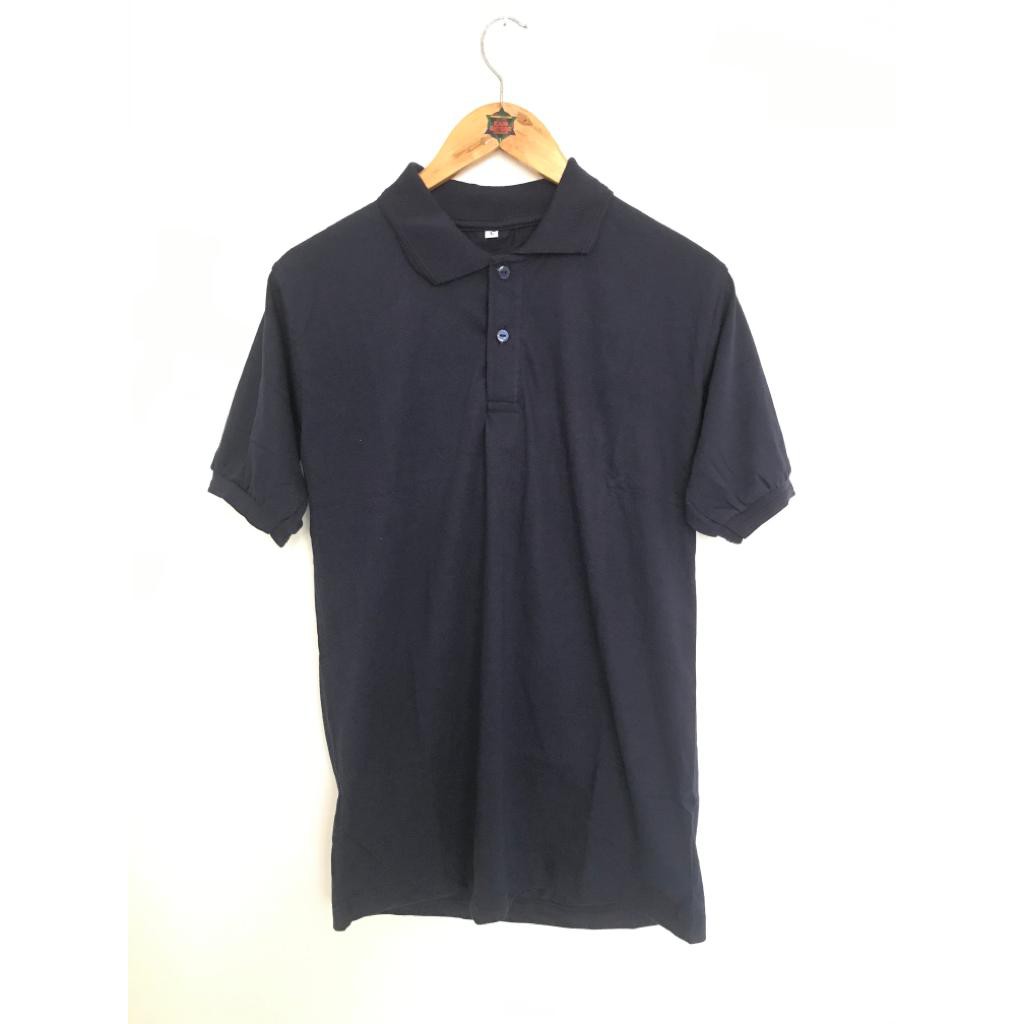 POLO SHIRT PRIA/ warna navy/baju kaos kerah polos bahan lacoste murah