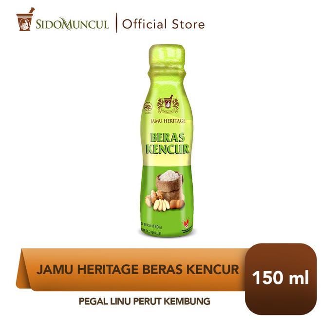 

Jamu Heritage Beras Kencur 150ml Sido Muncul Pegal Linu Perut Kembung