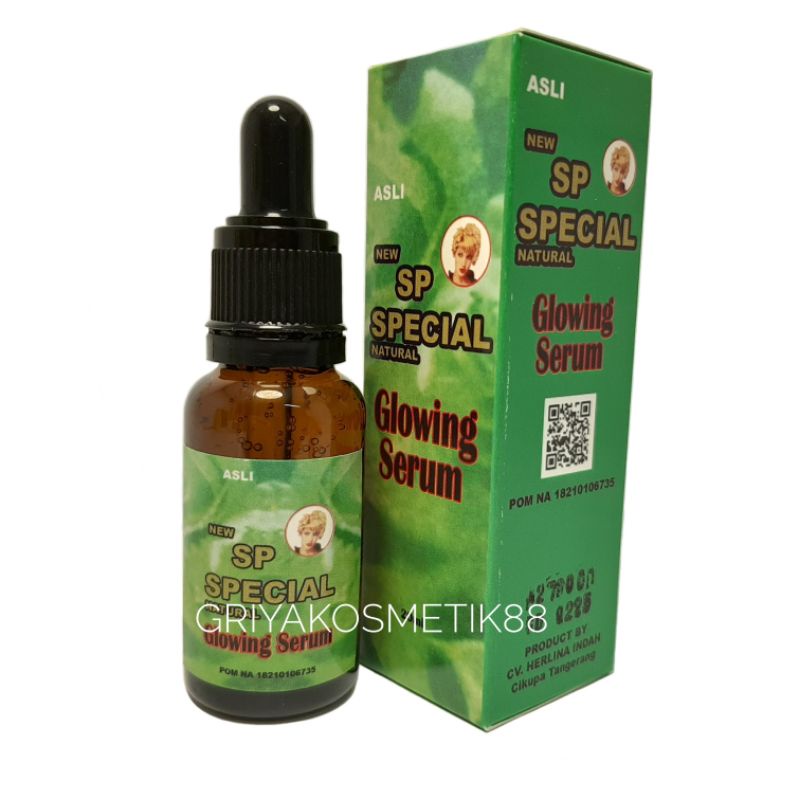 SERUM GLOWING SP HIJAU BPOM 20ml