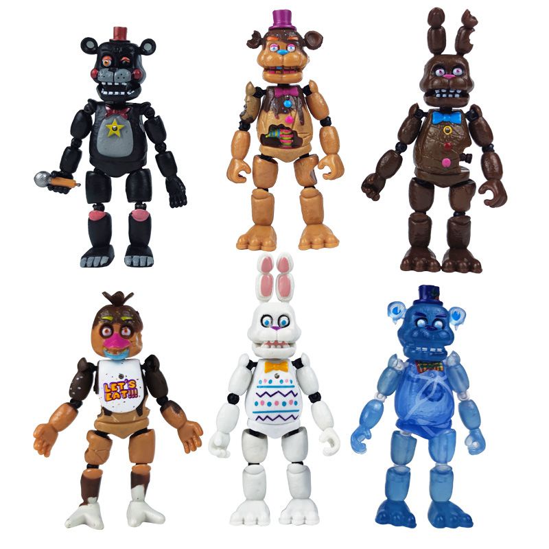 Ready Stock !!! FNAF Action Figure Security Breach Five Nights at Freddy's Action Figure Toy