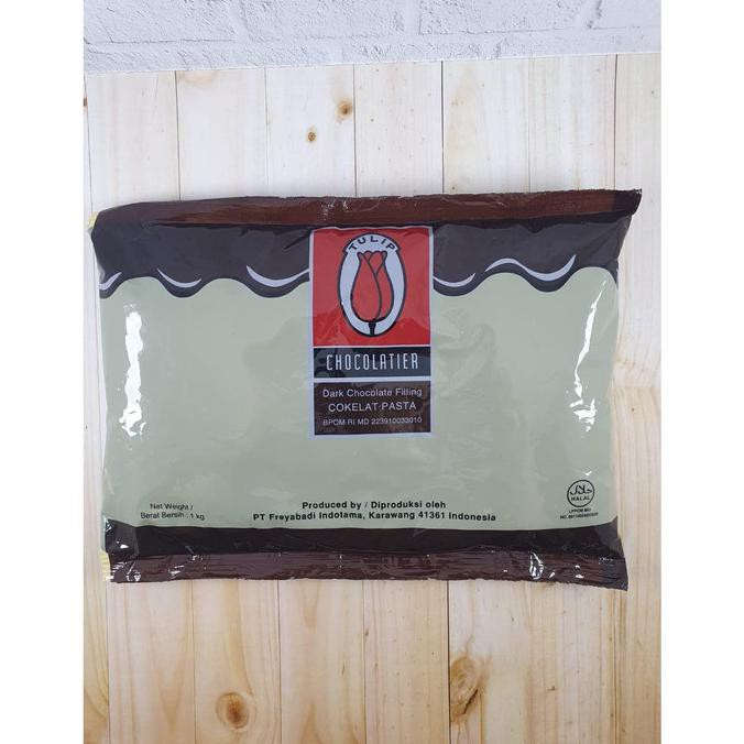 

Tulip Filling Dark Chocolate 1 KG TERPERCAYA Kode 971