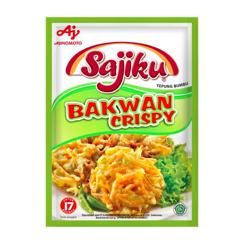 

SAJIKU TEPUNG BUMBU BAKWAN CRISPY 225GR