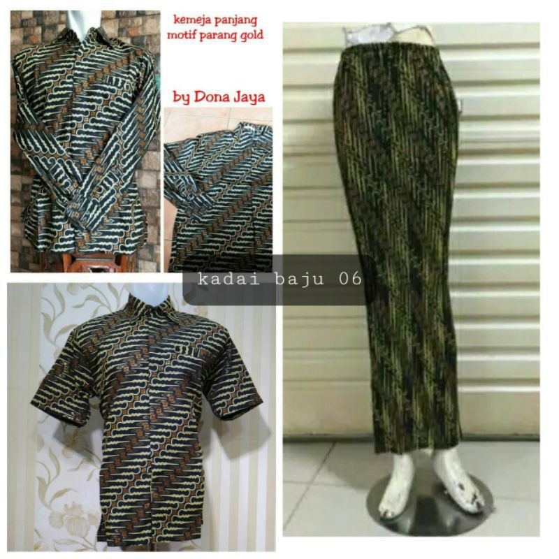 KEMEJA CUOUPLE//KEMEJA BATIK//ROK PLISKET