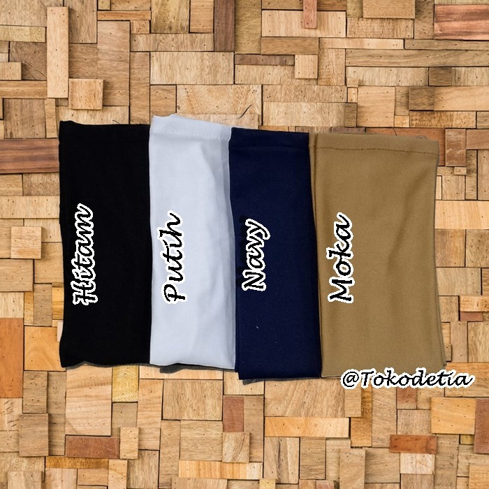 Handsock manset tangan polos / manset polos lengan panjang / handsock tanpa lubang jempol-2