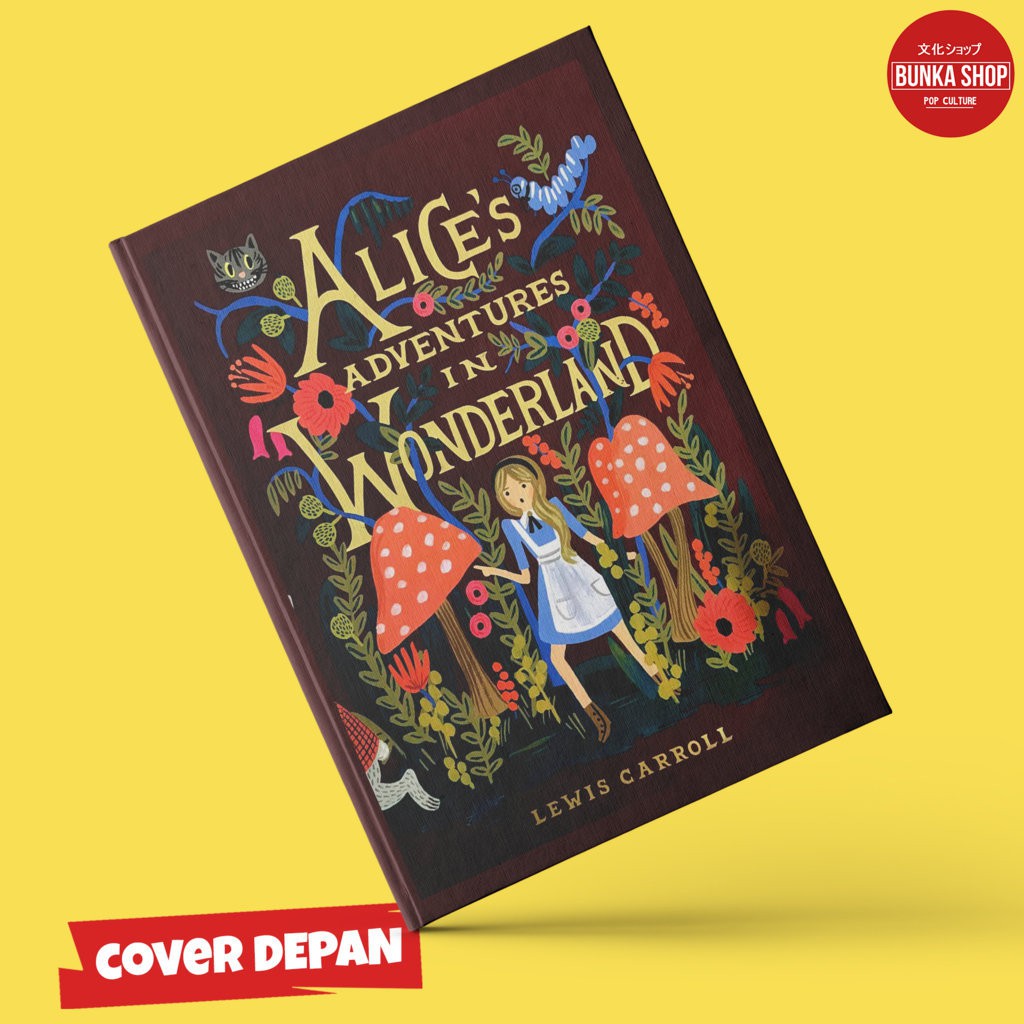 

Terlaris ✨ - Notebook Alice in Wonderland Brown Hardcover A5 Buku Tulis Catatan Note Agenda Jurnal Planner3.1.23
