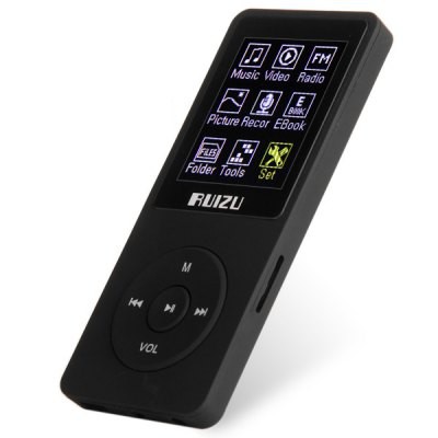 Ruizu X02 HiFi DAP MP3 Player 8GB - Black